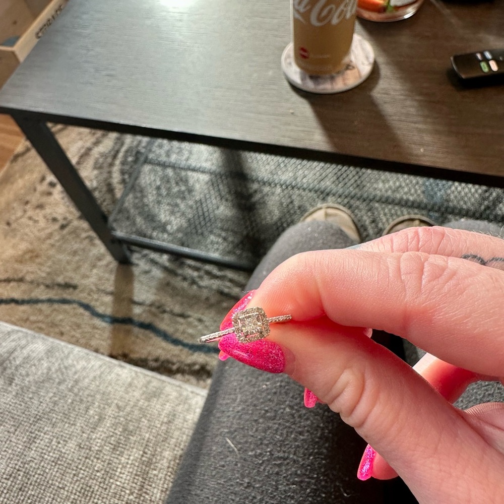 Diamond Promise Ring Size 6.25